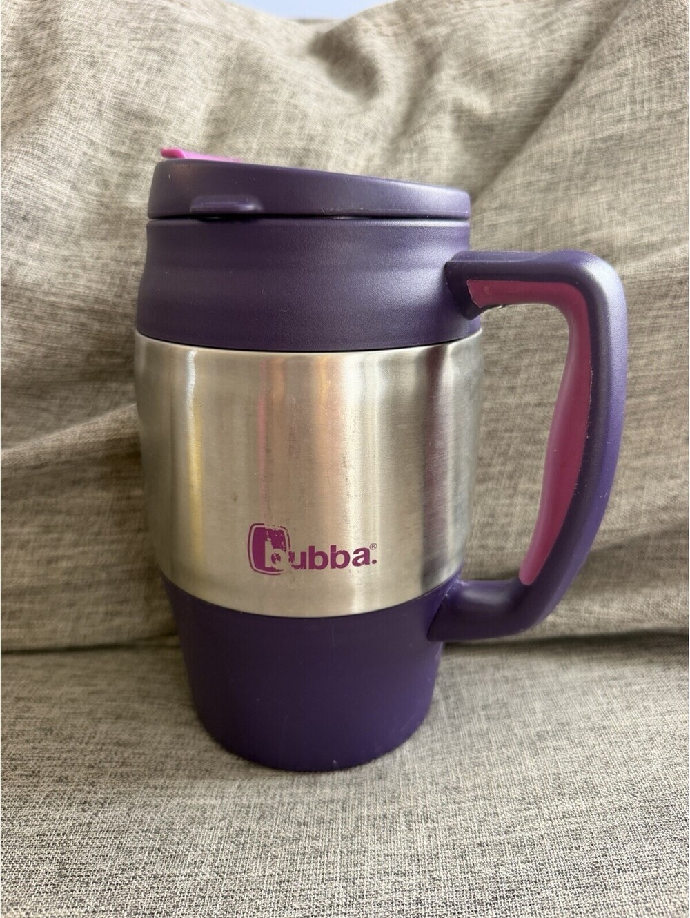 Bubba Keg 34oz/1L With Handle Purple Drink Through Lid